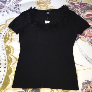 Audrey & Grace Pullover Flower Sweater